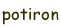 potiron